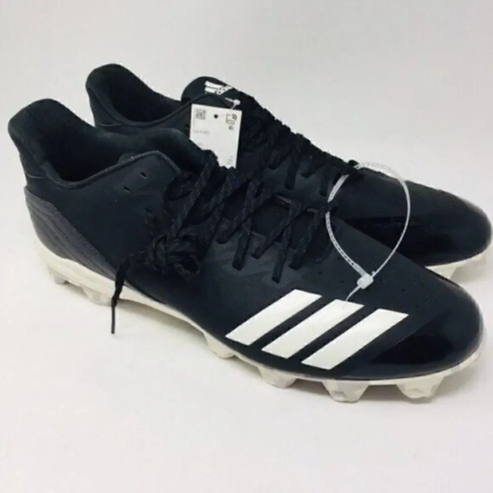 Adidas men’s Icon 4 MD baseball cleats black US16 BoxT